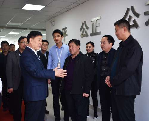 欢迎高新区李书记莅临安谱检测参观指导