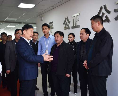 Welcome secretary li of gaoxin new area to visit and guide anpu inspection