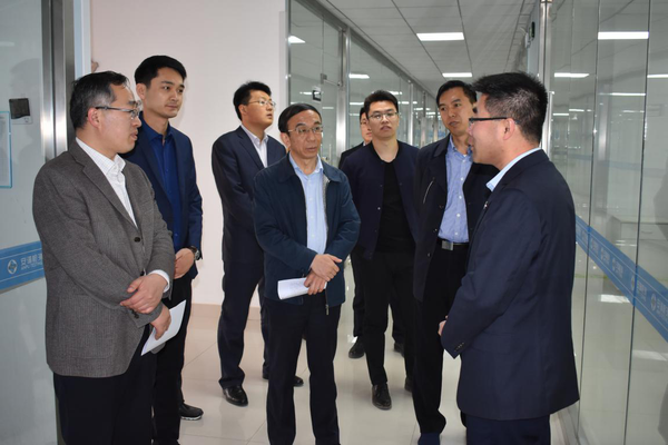 Li jianwei, deputy researcher of Tai’an City real economy command, and other leaders came to anpu inspection and guidance