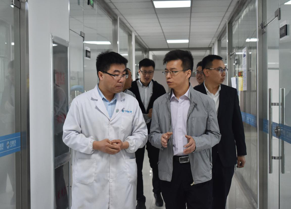 The leaders of | Tai’an City real economy headquarters of anpu, as stable as mount taishan, were selected to visit the inspection and guidance of anpu