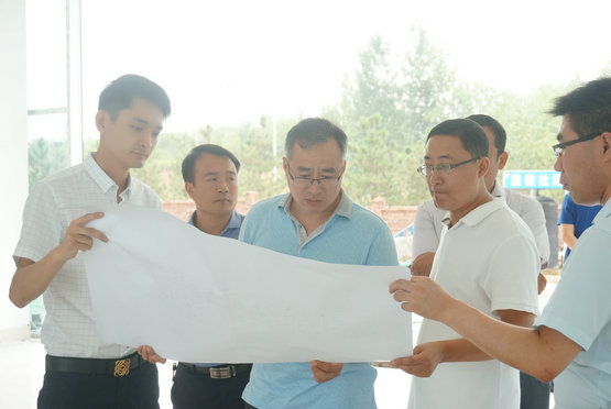 Director li from Tai’an City government office went to anpu company for research