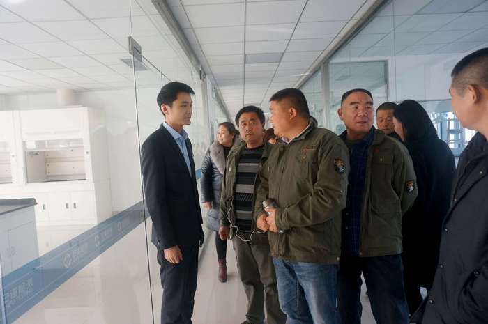 欢迎临沂河东区新型农业合作社来安谱实地考察